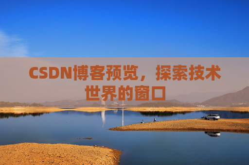 CSDN博客预览,探索技术世界的窗口